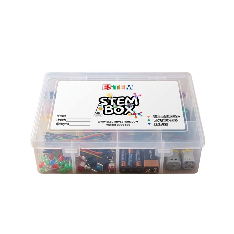 STEM Box – Complete DIY Electronics & Robotics Learning Kit for Students